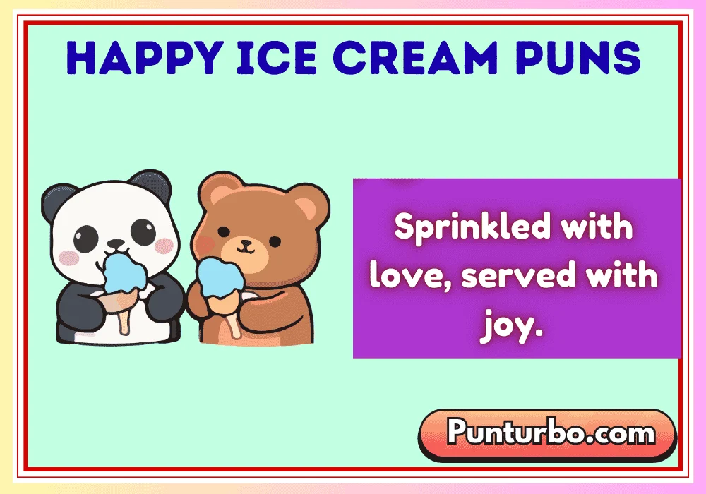 Happy Ice Cream Puns